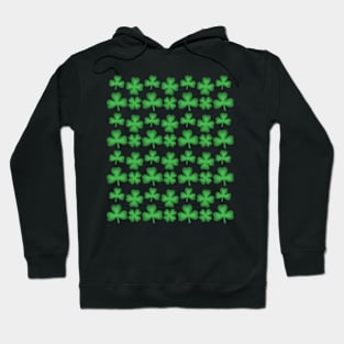 Green Clover Pattern Hoodie